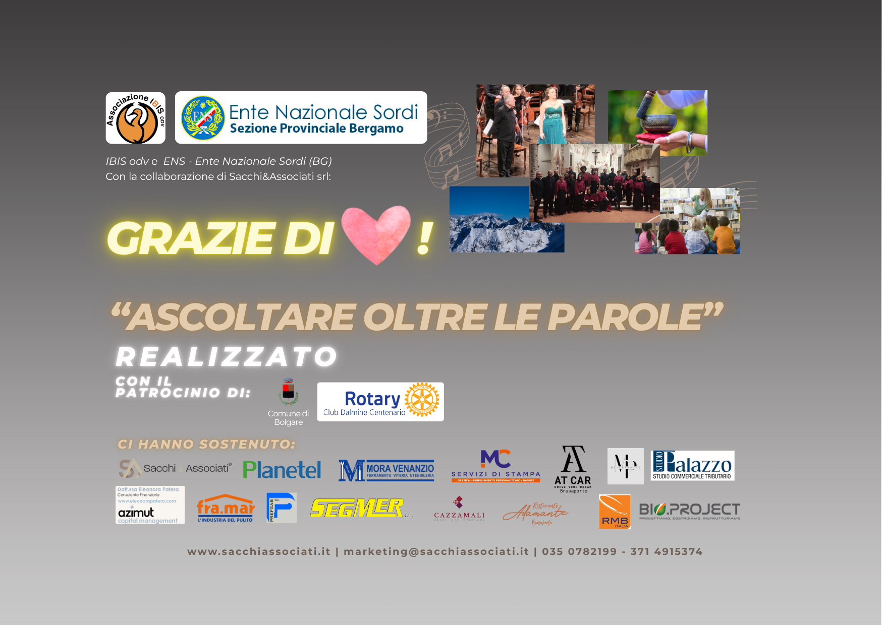 ascoltare oltre le parole grazie
